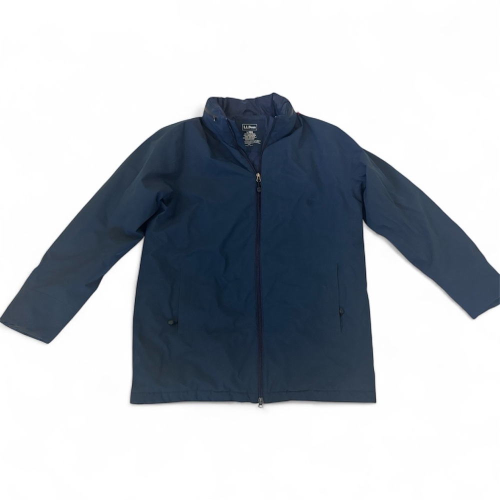 L.L. Bean Men's Dark Blue Raincoat